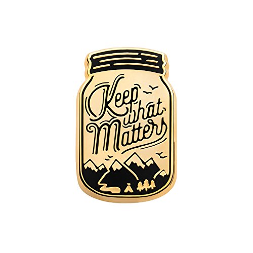 Algopix Similar Product 7 - Asilda Store Keep What Matters Lapel
