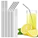 Algopix Similar Product 16 - Stainless Steel Drinking Straws Set of