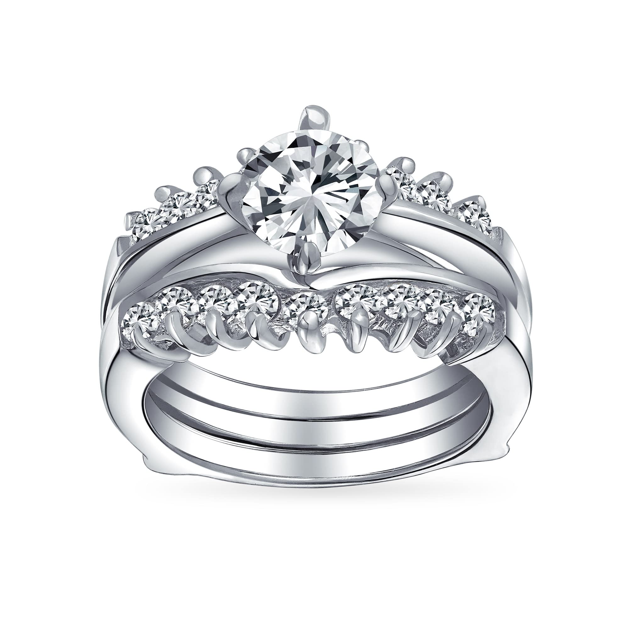 Algopix Similar Product 14 - 1CT Brilliant Cut Round Solitaire AAA