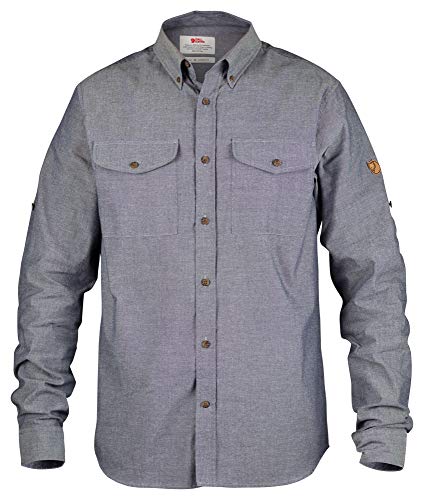 Algopix Similar Product 4 - Fjallraven Mens Ovik Chambray Shirt