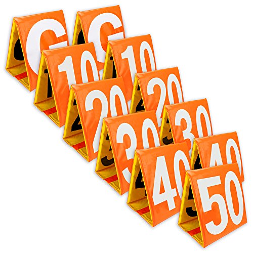 Algopix Similar Product 4 - Day  Night Football Yard Markers Full