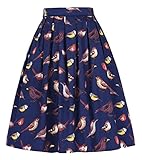 Algopix Similar Product 5 - Pleated Swing Skirt for Women ALine