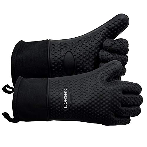 Algopix Similar Product 12 - GEEKHOM BBQ Gloves Grilling Gloves