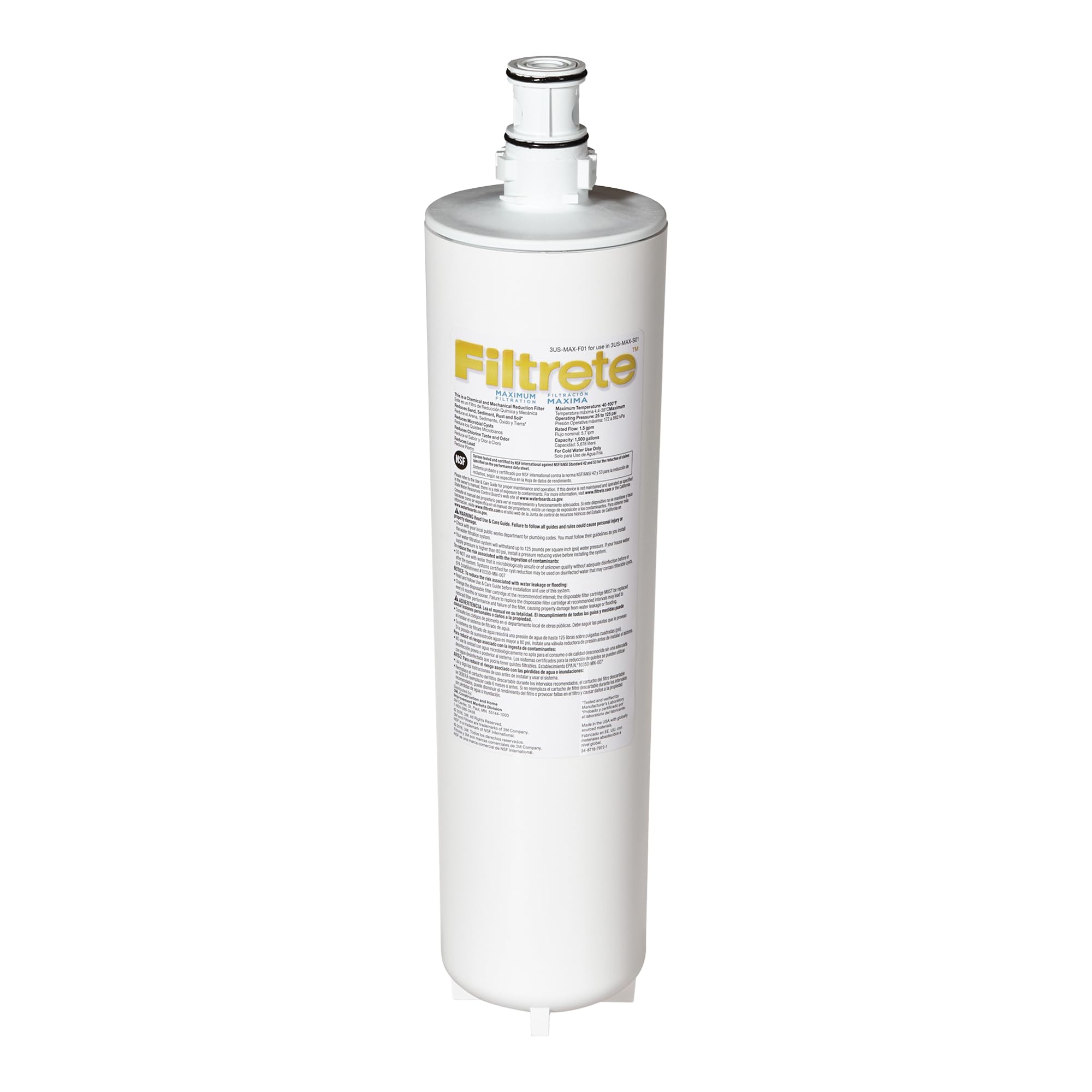 Algopix Similar Product 12 - Filtrete Maximum Under Sink Quick