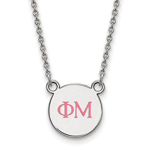 Algopix Similar Product 14 - LogoArt Phi Mu Extra Small Enameled