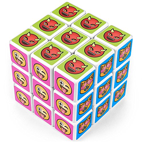 Algopix Similar Product 7 - Brybelly 3 x 3 Emoji Puzzle Cube