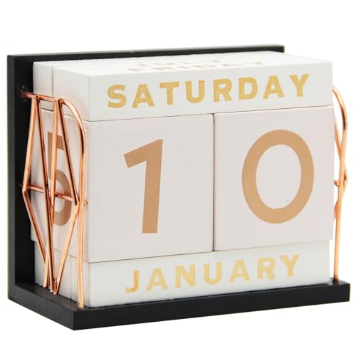 Algopix Similar Product 13 - YOFIT Vintage Wooden Block Perpetual
