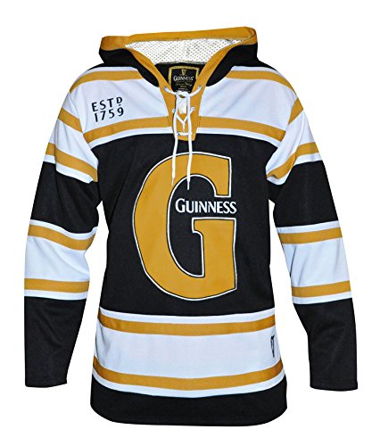 Algopix Similar Product 12 - Guinness Black and Gold Hooded Hockey