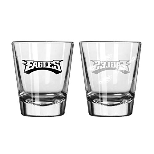 Algopix Similar Product 8 - Philadelphia Eagles Shot Glass  2 Pack