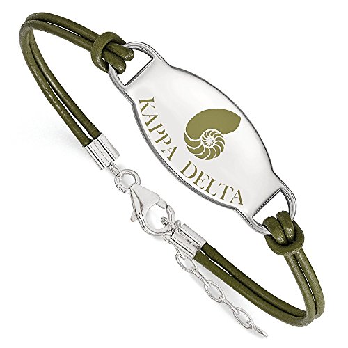 Algopix Similar Product 10 - LogoArt Sterling Silver Kappa Delta