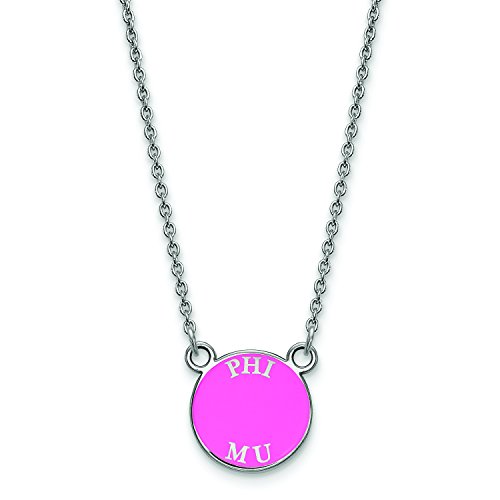 Algopix Similar Product 9 - LogoArt Phi Mu Extra Small Enameled