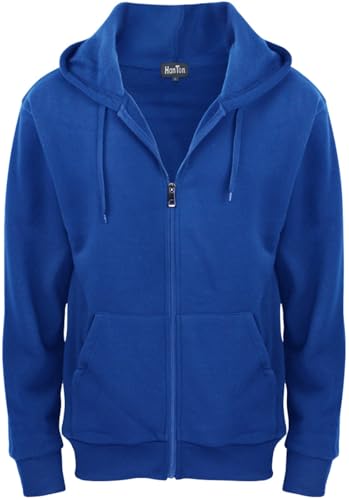 Algopix Similar Product 2 - LeeHanTon Sherpa Lined Hoodie Mens Zip