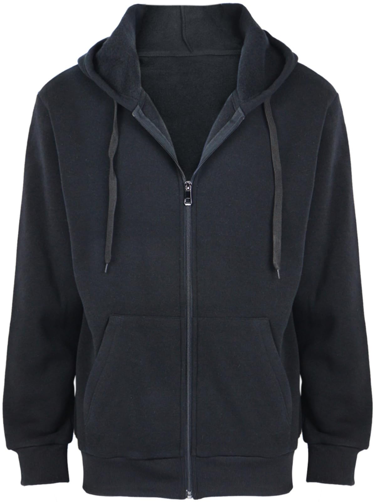 Algopix Similar Product 17 - LeeHanTon Mens Full Zip Heavyweight