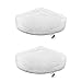Algopix Similar Product 20 - Polti Vaporetto Kit of 2 Cloths for