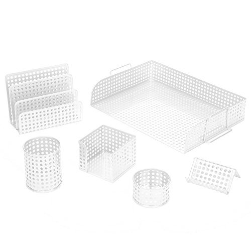 Algopix Similar Product 8 - Artistic Desk Organizer 6 Piece Set 