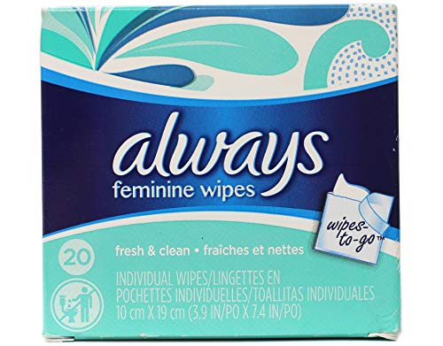 Algopix Similar Product 10 - Always Wipes-to-Go 20 ea (Pack of 2)