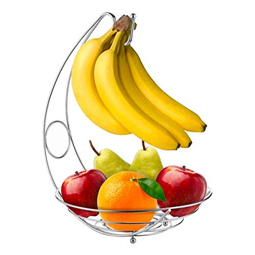 Algopix Similar Product 2 - Fruit Tree Bowl with Banana Hanger