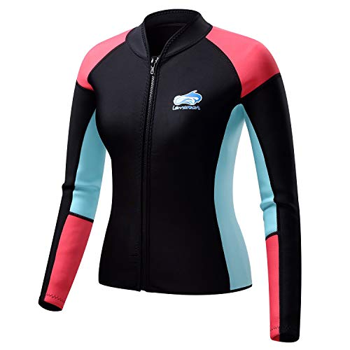 Algopix Similar Product 18 - Lemorecn Womens 15mm Wetsuits Jacket