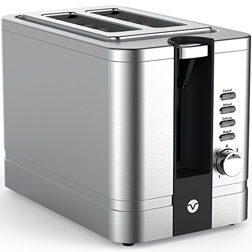 Algopix Similar Product 7 - Vremi Toaster 2 Slice Stainless Steel 