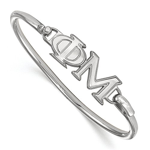 Algopix Similar Product 20 - LogoArt Sterling Silver Phi Mu Small