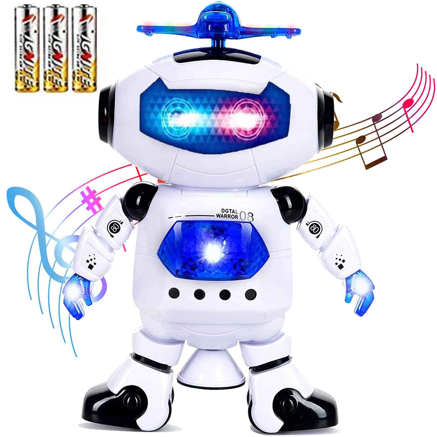 Algopix Similar Product 10 - Toysery Electronic Walking Dancing