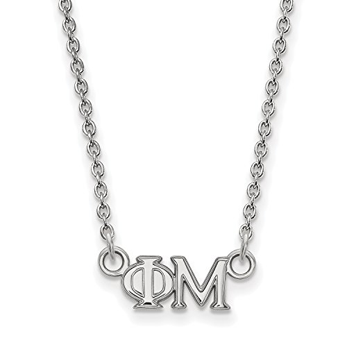 Algopix Similar Product 8 - LogoArt Phi Mu Extra Small Pendant