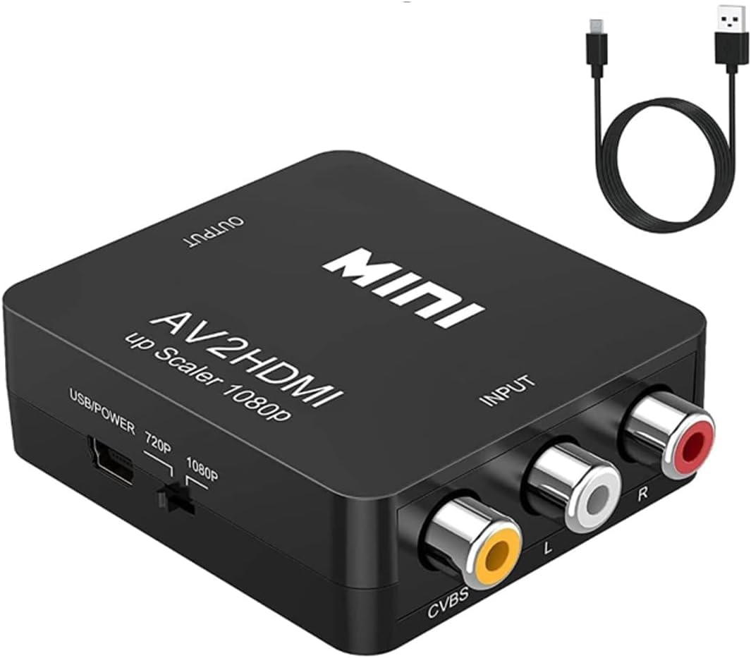 Algopix Similar Product 11 - GANA RCA to HDMI 1080P Mini RCA
