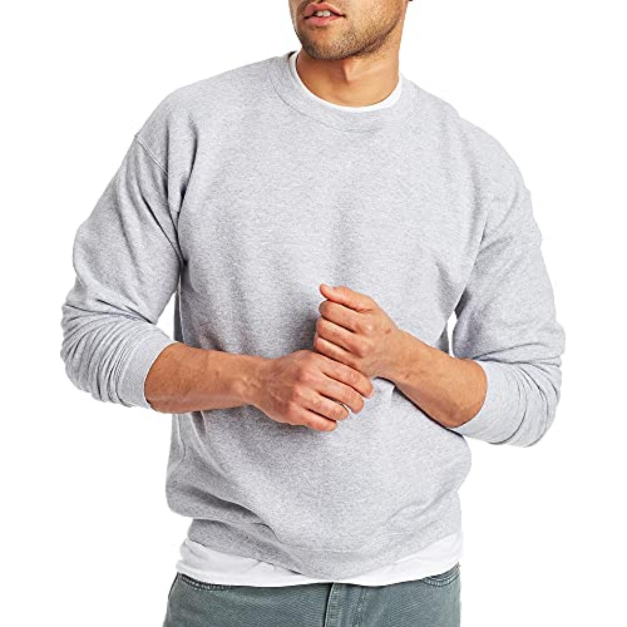Algopix Similar Product 18 - Hanes Mens EcoSmart Sweatshirt Light