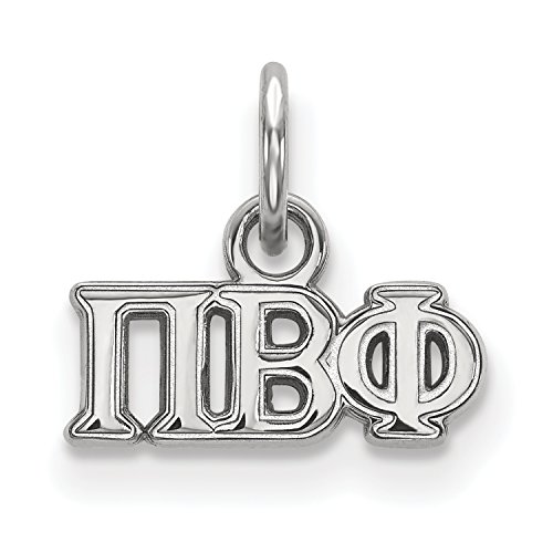 Algopix Similar Product 7 - Sterling Silver LogoArt Phi Mu XS
