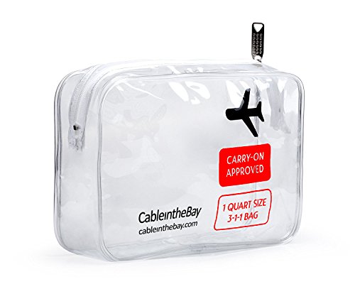 Algopix Similar Product 6 - Cableinthebay TSA Approved Clear Travel