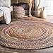 Algopix Similar Product 13 - nuLOOM Aleen Braided Cotton Jute Rug