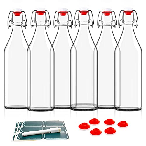 Algopix Similar Product 19 - Otis Classic Swing Top Glass Bottles 