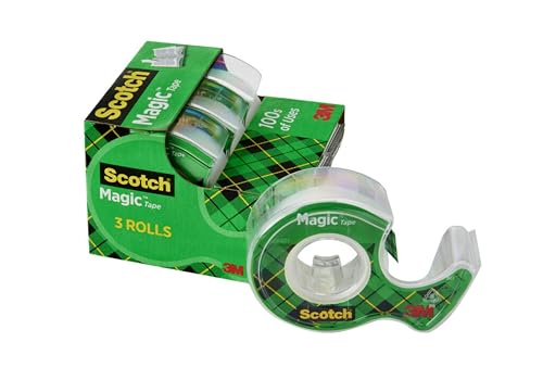Algopix Similar Product 8 - Scotch Magic Tape 3 Rolls 34 in x
