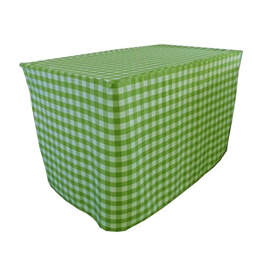 Algopix Similar Product 15 - LA Linen Fitted Checkered Tablecloth 72