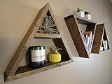 Algopix Similar Product 10 - Wood Triangle Storage Shelf  CUSTOM