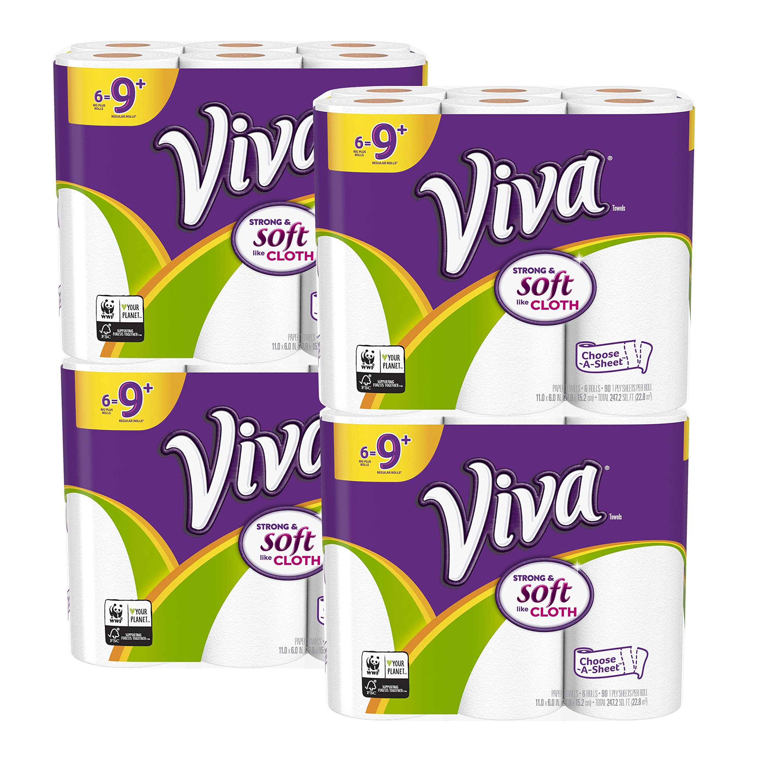 Algopix Similar Product 7 - VIVA ChooseASheet Paper Towels