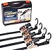 Algopix Similar Product 12 - Heavy duty Ratchet Straps  Pro Set  4