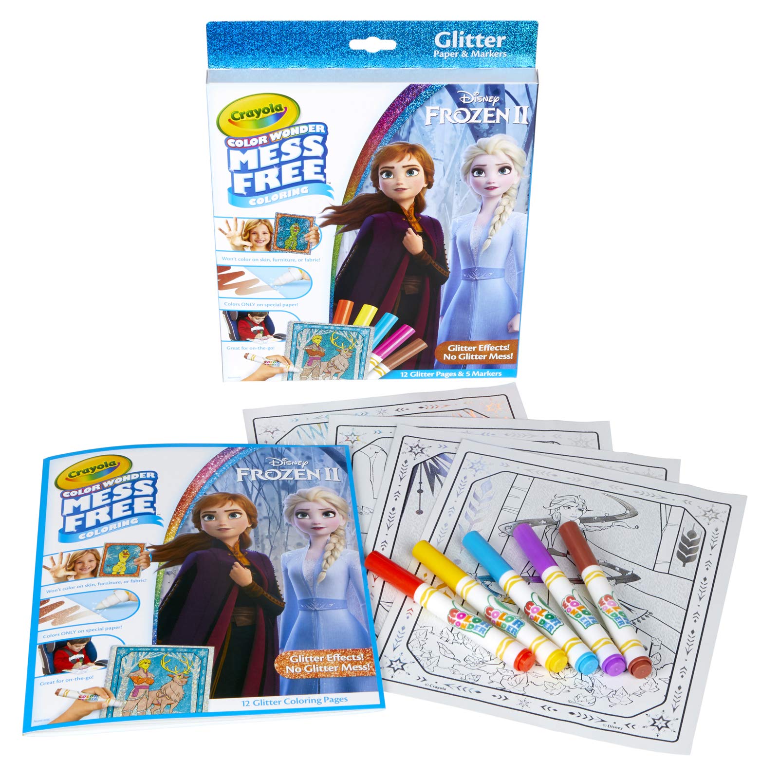 Algopix Similar Product 9 - Crayola Frozen 2 Glitter Effects Color