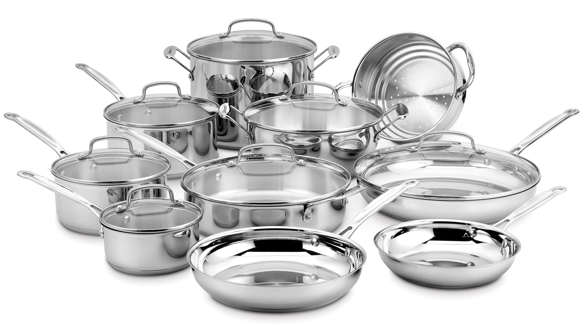Algopix Similar Product 19 - Cuisinart 17Piece Cookware Set Chefs