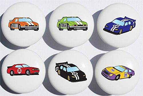 Algopix Similar Product 15 - Stock Race Car Drawer Pulls Race Car
