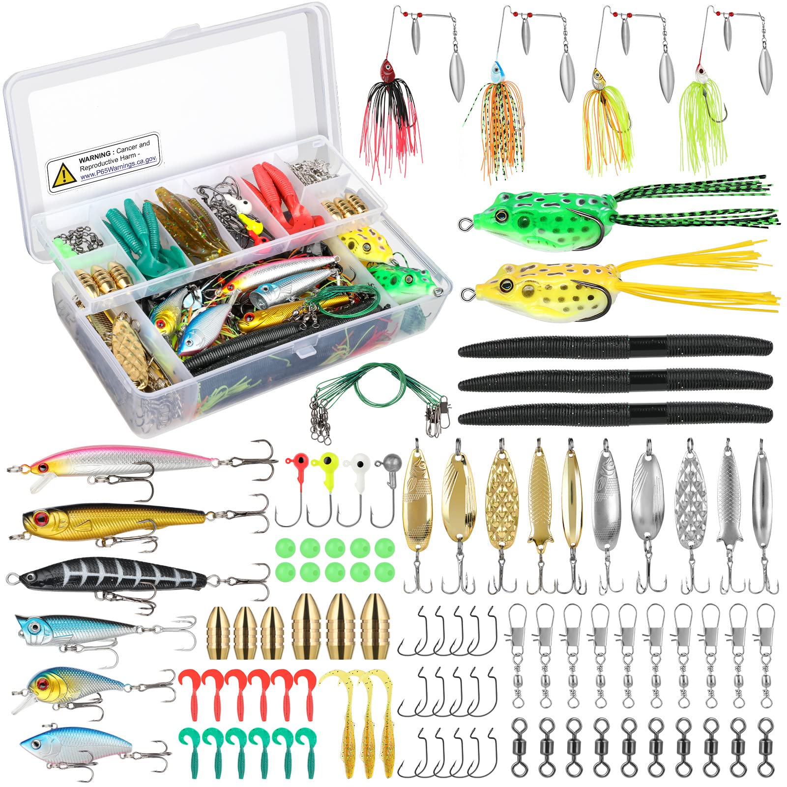 Algopix Similar Product 2 - PLUSINNO Fishing Lures Baits Tackle