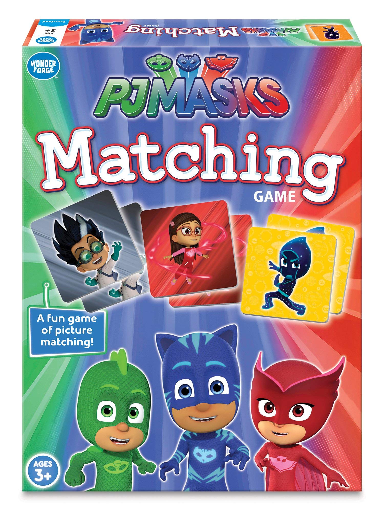 Algopix Similar Product 12 - Wonder Forge PJ Masks Matching Game by