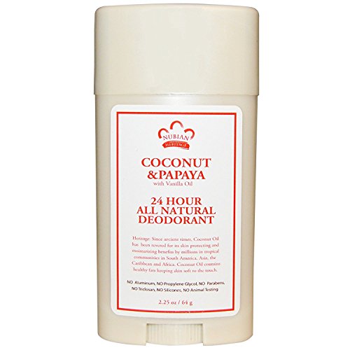 Algopix Similar Product 15 - Nubian Heritage Deodorant Cocnut Pappaya