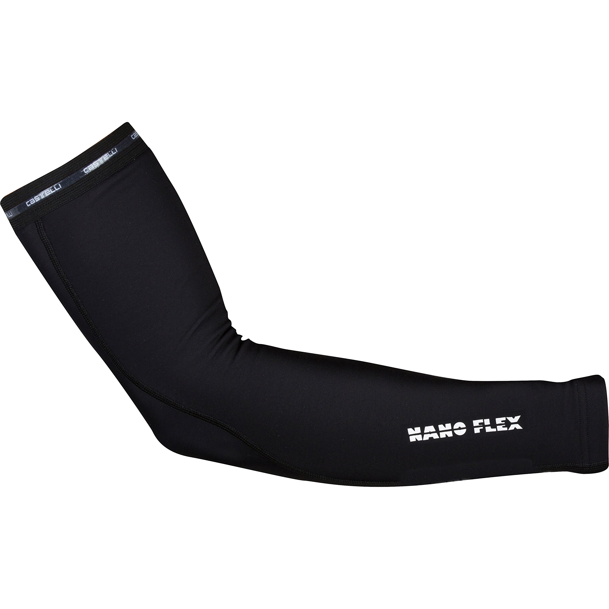 Algopix Similar Product 4 - Castelli Nano Flex+ Arm Warmer Black, XL