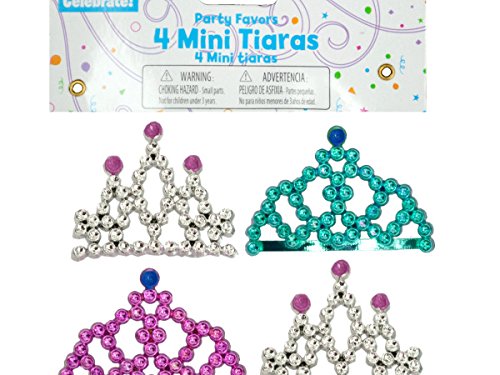 Algopix Similar Product 11 - Mini Tiaras Party Favors - Pack of 48