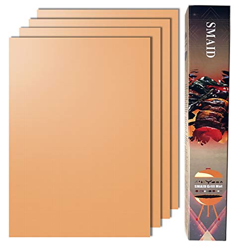 Algopix Similar Product 6 - Smaid  Grill Mat Set of 4  NonStick