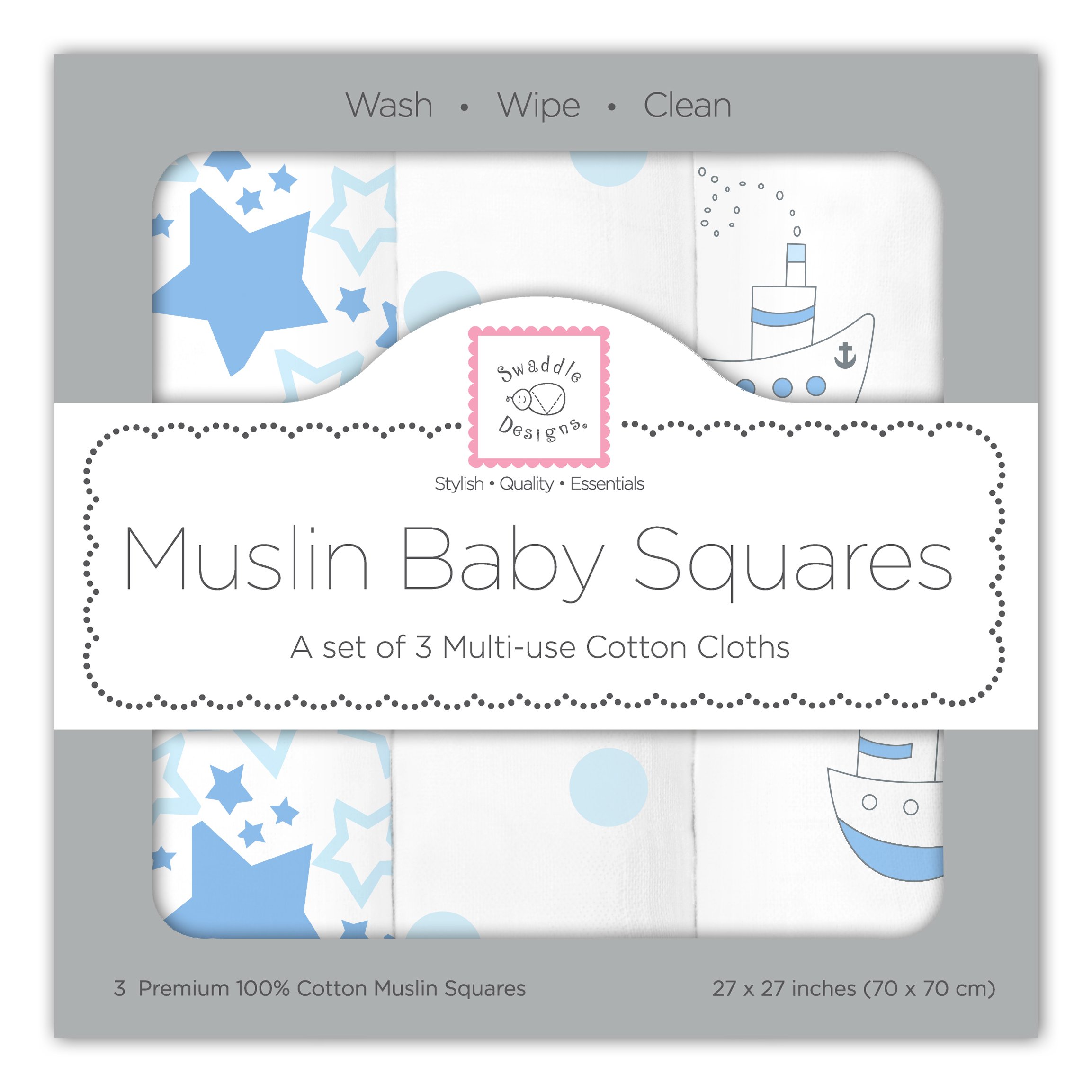 Algopix Similar Product 6 - SwaddleDesigns Cotton Muslin Squares