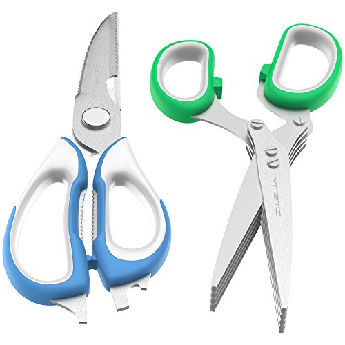 Algopix Similar Product 11 - Vremi Kitchen Shears and Herb Scissors