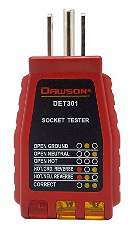 Algopix Similar Product 15 - Dawson DET301 3-Wire Socket Tester