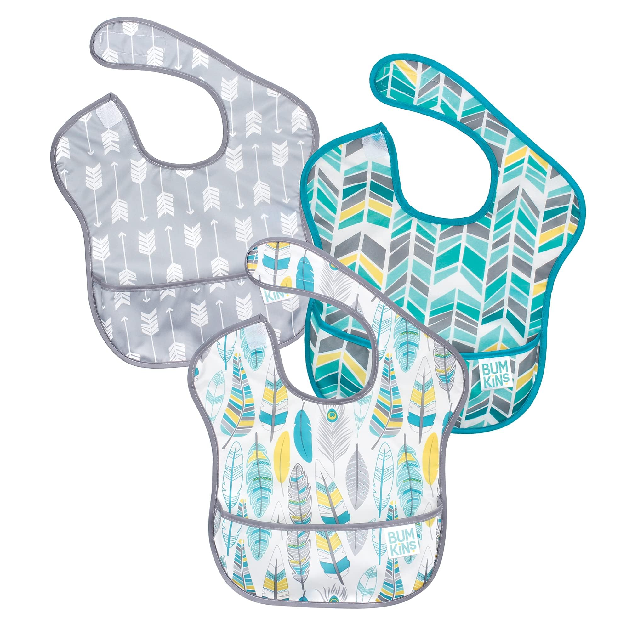 Algopix Similar Product 9 - Bumkins Bibs for Girl or Boy SuperBib